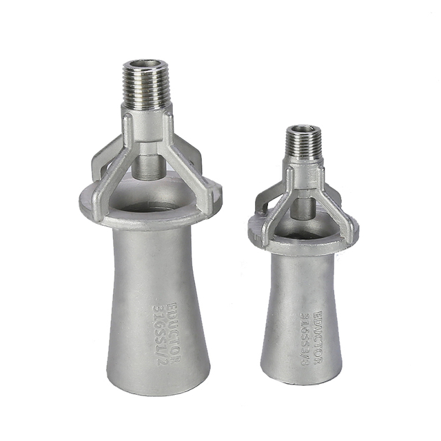 Stainless Steel Venturi Tank Mixing Eductor Nozzles